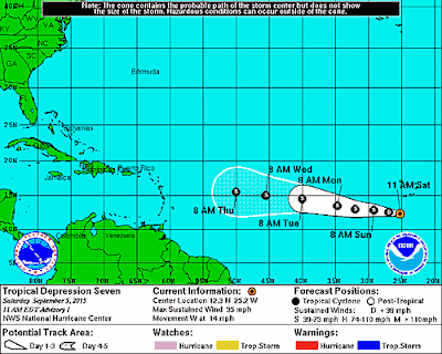 forma depresión tropical; trae trayectoria cuidado.