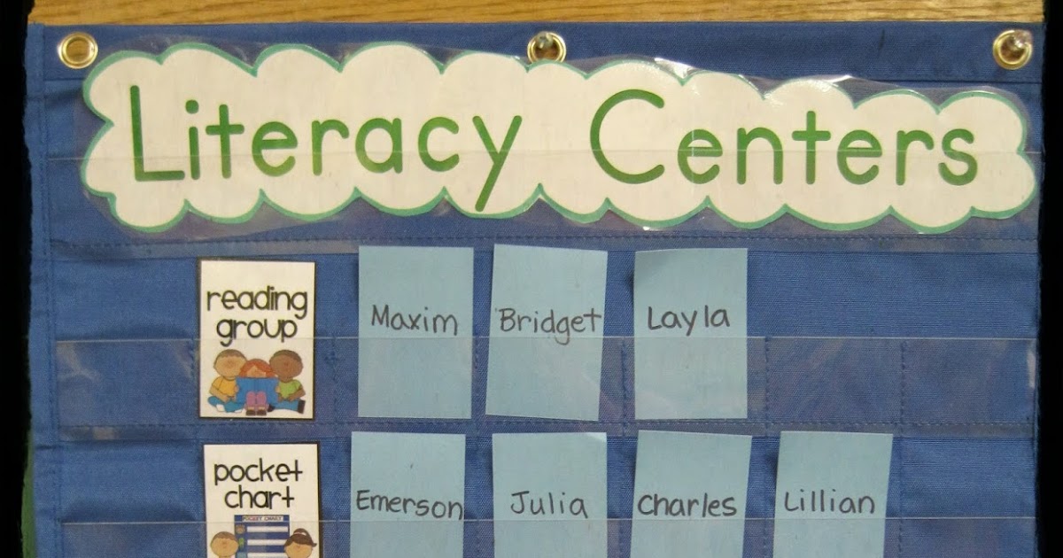 Literacy Center Pocket Chart