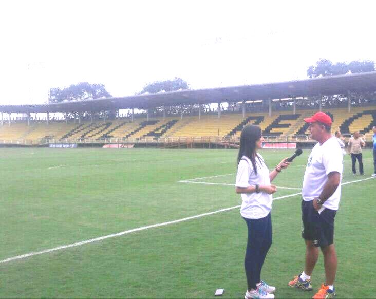PARAÍBA DO SUL FUTEBOL CLUBE PREPARADOR FÍSICO DO PSFC RONALDO ALMEIDA SENDO ENTREVISTADO PELA PARAÍBA DO SUL FUTEBOL CLUBE PREPARADOR FÍSICO DO PSFC RONALDO ALMEIDA SENDO ENTREVISTADO PELA