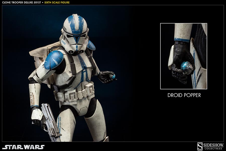 onesixthscalepictures: Sideshow Collectibles Star Wars Clone Trooper Deluxe 501st Legion