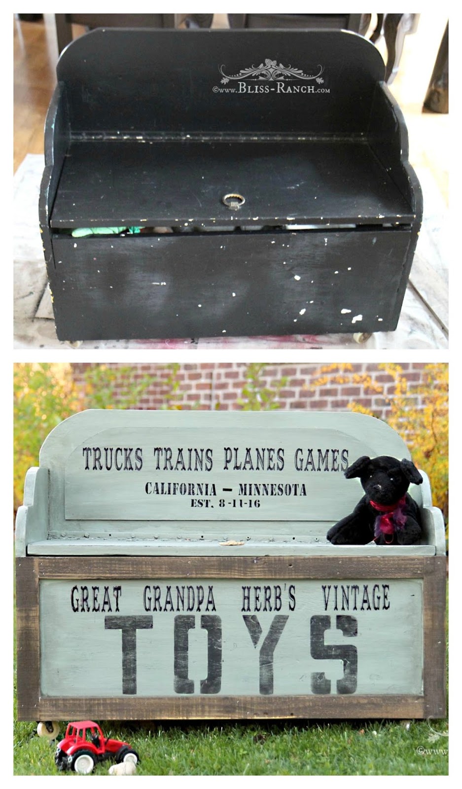 Bliss Ranch Great Grandpa Herbs Vintage Toy Box