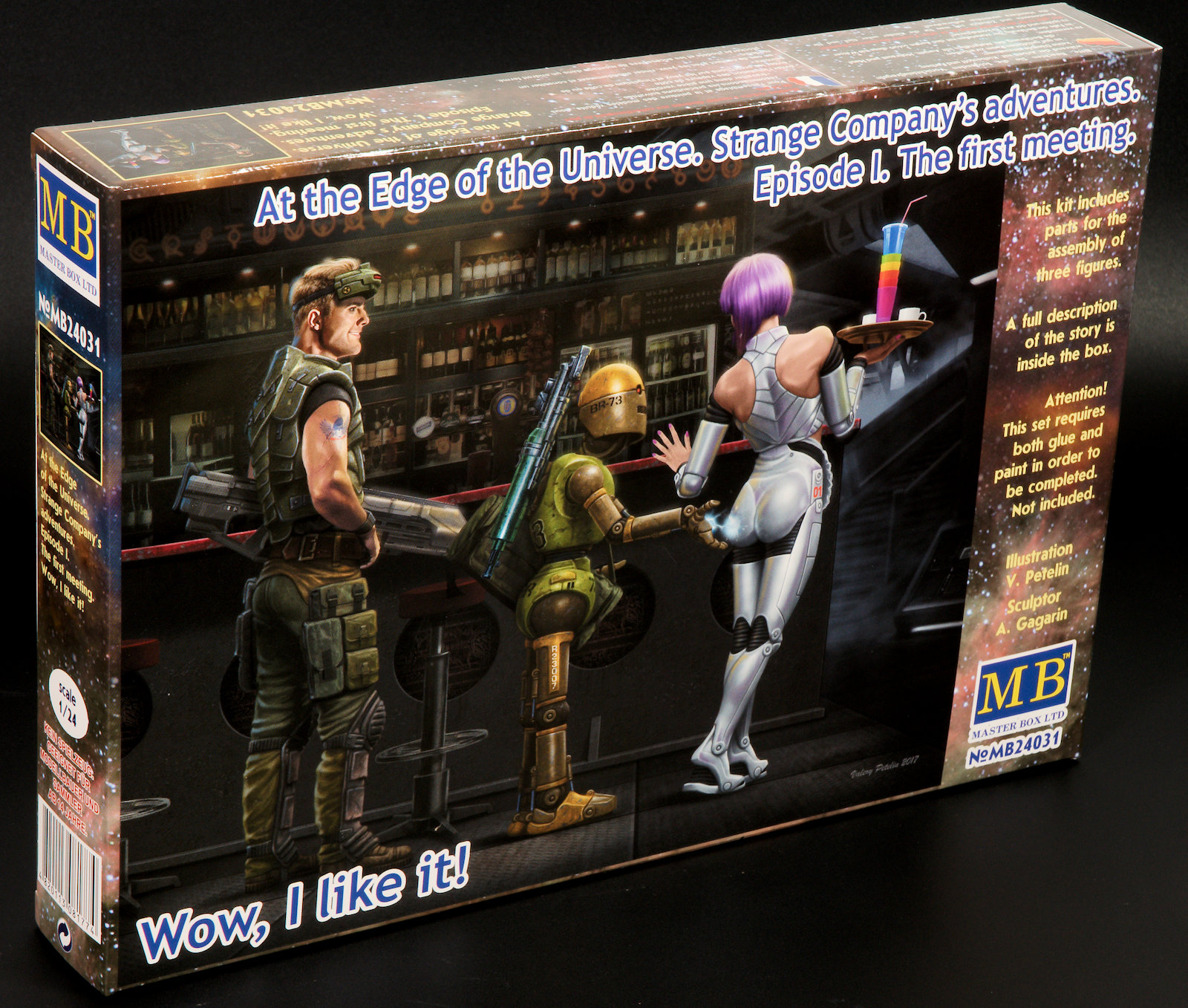 Master Box 24031 1/24 scale model kit AT THE EDGE OF THE UNIVERSE WOW I LIKE IT