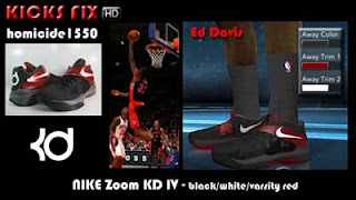 NBA 2K12 Nike Zoom KD IV Shoes Patch HD