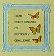 Butterfly Challenge Guest Designer