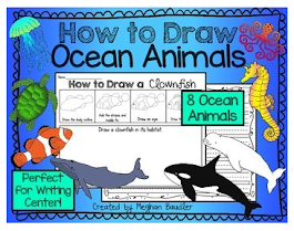 Check Out My How to Draw Ocean Animals Writing Center!