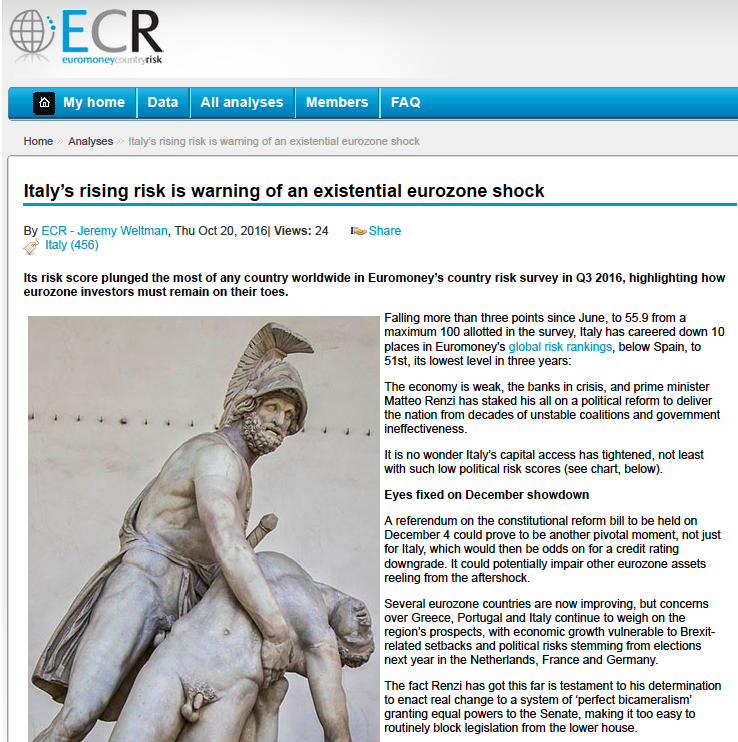 risk analysis of italy risk analysis of italy