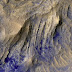La belleza en capas estratigráficas en Marte