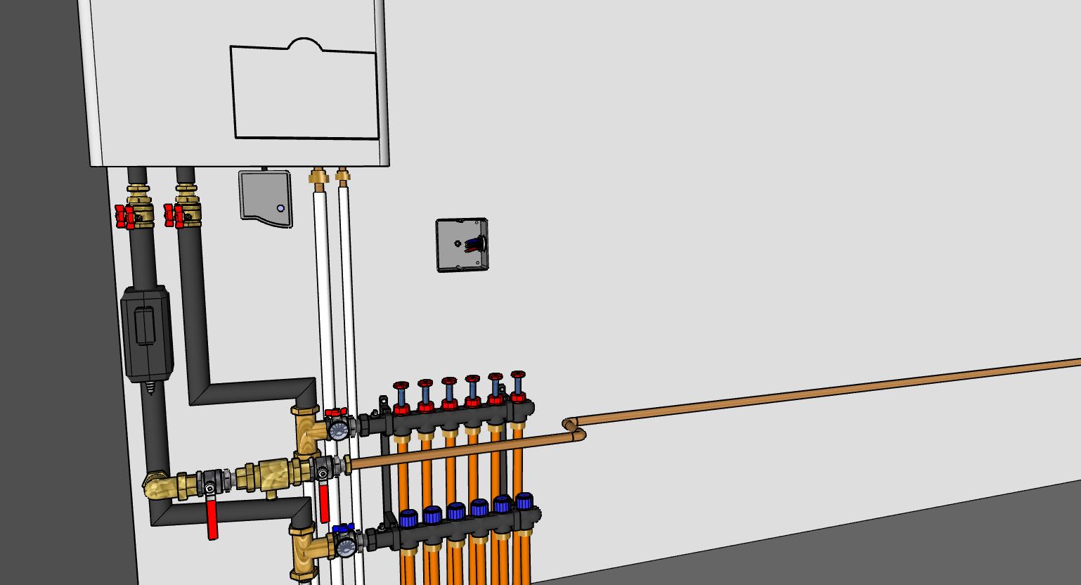 BRANCHEMENT ELECTRIQUE D'UNE POMPE A CHALEUR AIR/EAU