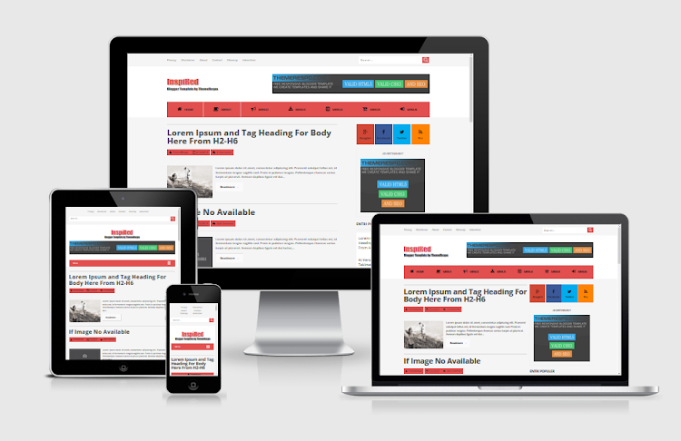 Free Responsive Blogger Template yang "Terinspirasi" Free Responsive Blogger Template yang "Terinspirasi"