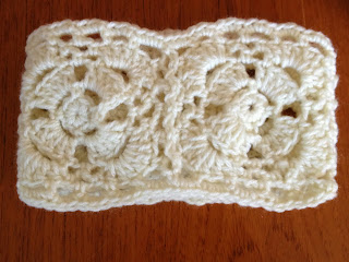 crochet woman's headband and ear warmer