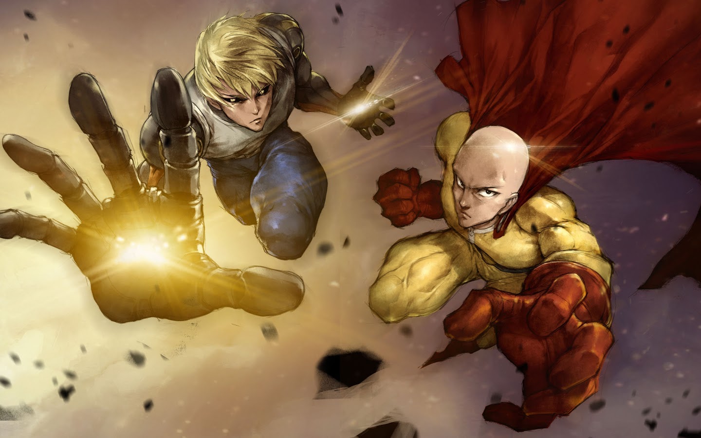 Saitama And Genos One Punch Man 8k Wallpaper 105