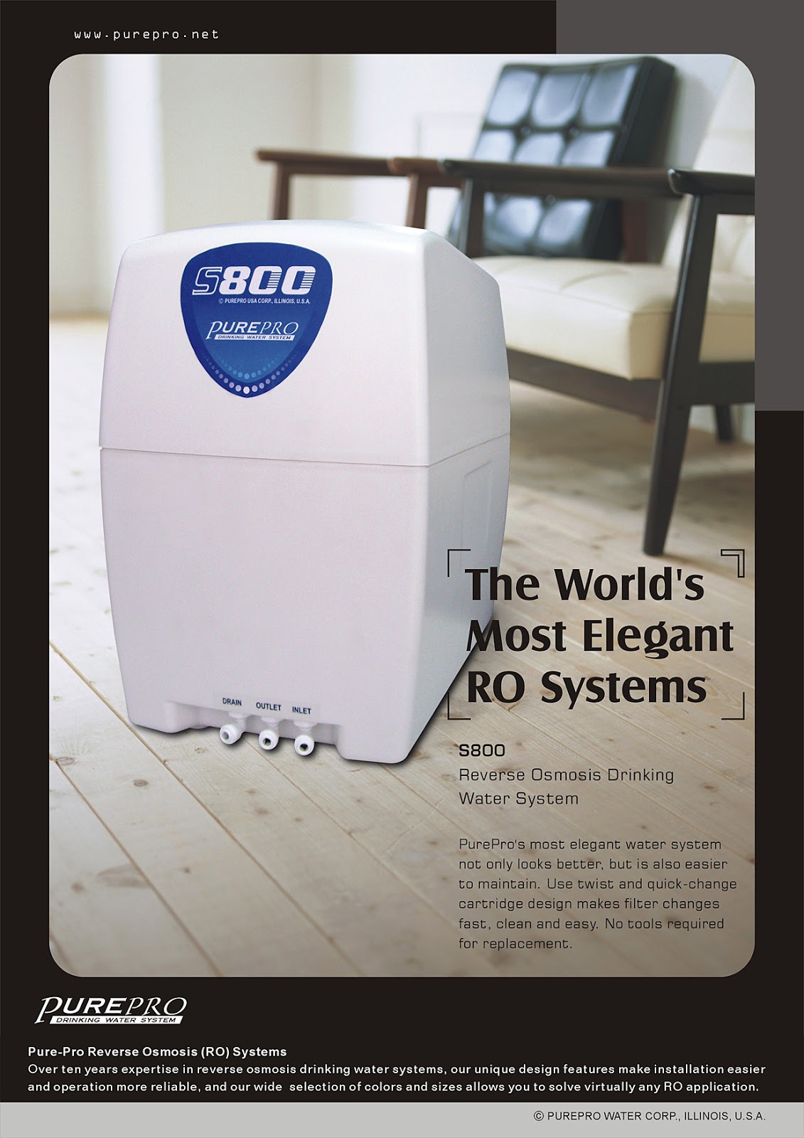 10 Best Reverse Osmosis Water Filter System PurePro® S800 Reverse