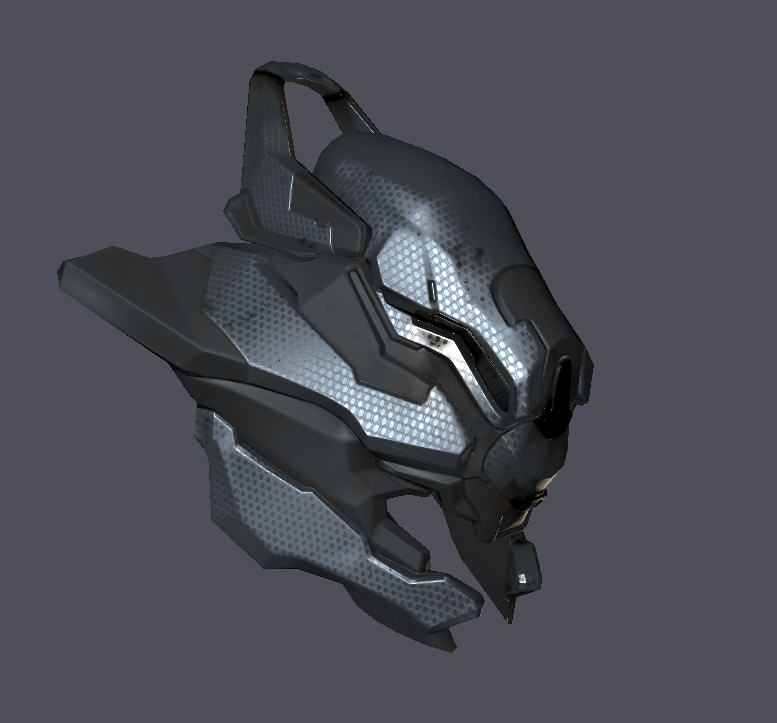Zsculpt and game res of the Elite armor version 2 for multiplayer in Halo 2...