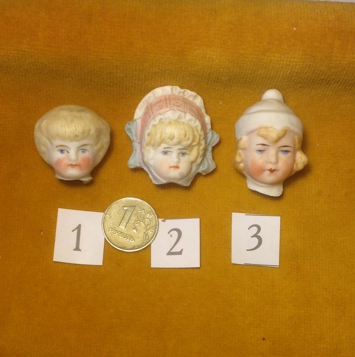 антикварные головки для кукол. головки куколок. головки куколок. головка куклы с маркировкой 0 3 v. латунные головы кукол.