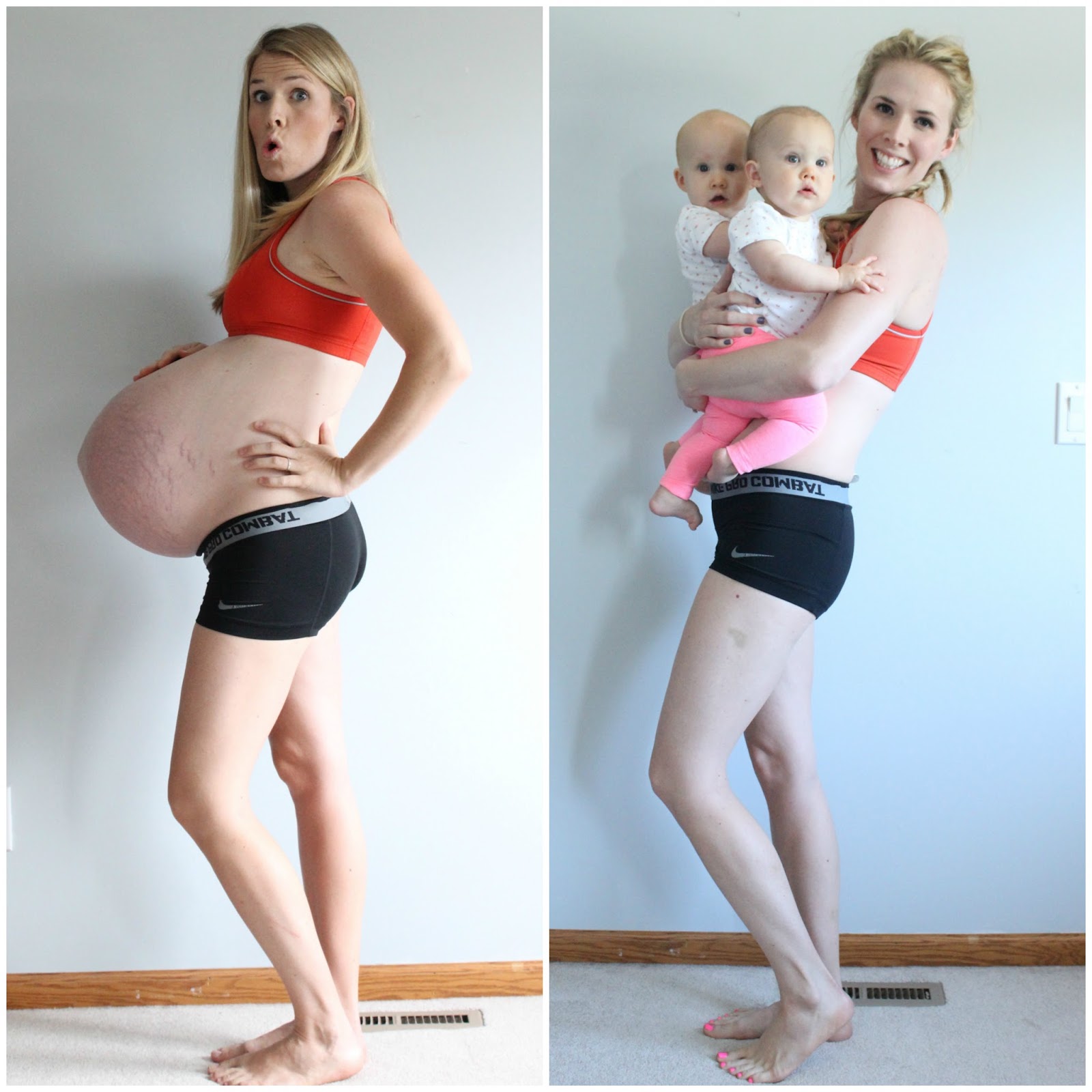 I took these the day before the girls were born, Wade was napping and I had...