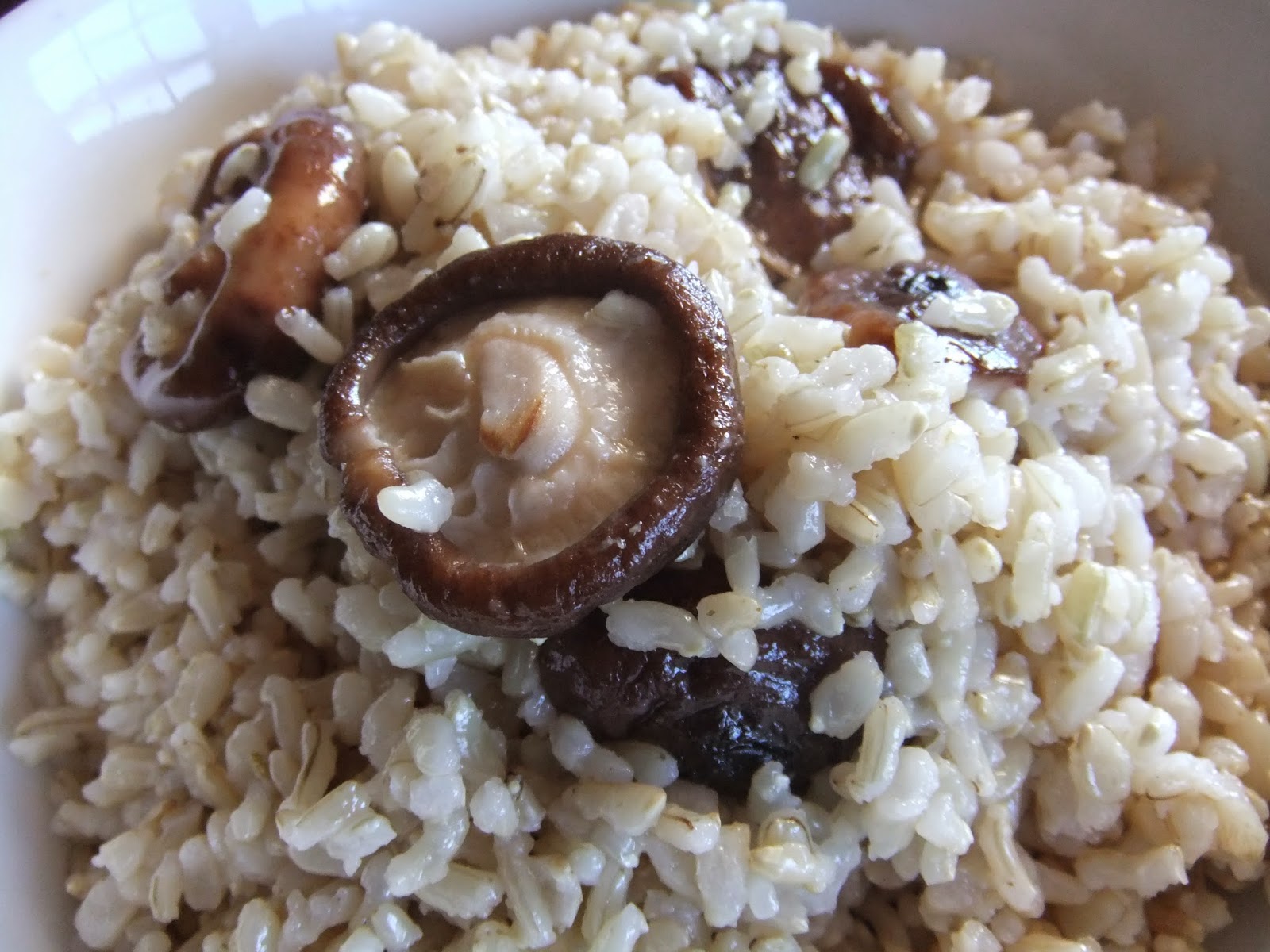 Cuisine Macrobiotique SHIITAKE BROWN RICE