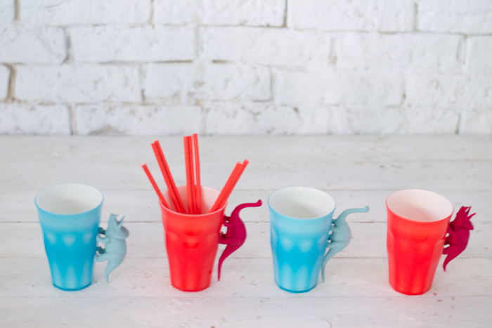 Vasos dinosaurio infantil