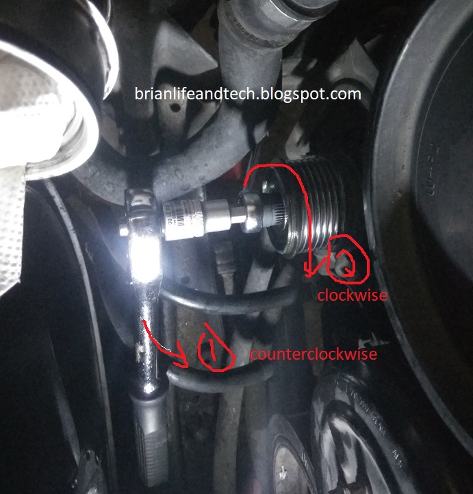 MERCEDES W203 C180K VBELT CAUSE FLIPPING NOISE WHEN TURNING ON AIR