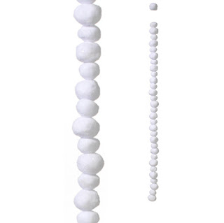 Snowball Garland decoration