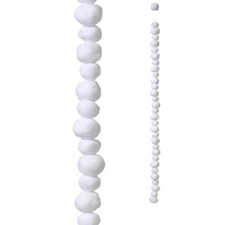 Snowball Garland decoration