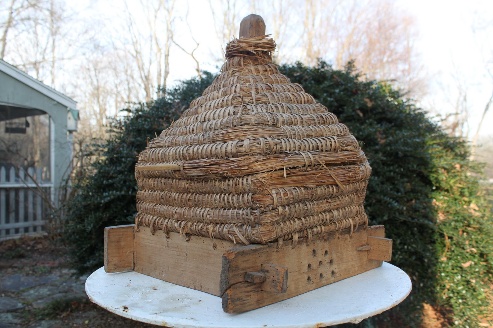 52 FLEA Antique French Bee Skep For Sale