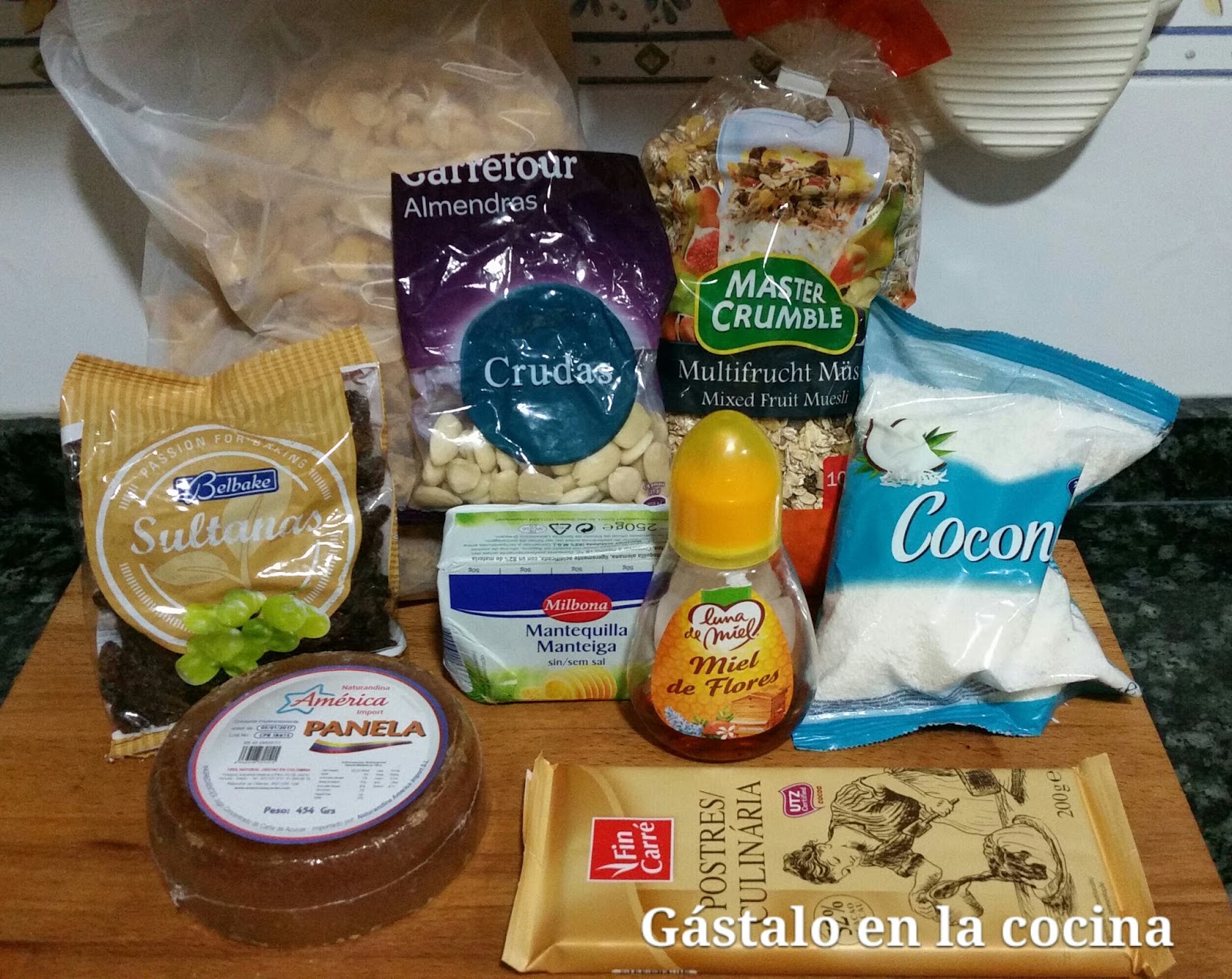 Gástalo en la cocina BARRITAS ENERGÉTICAS