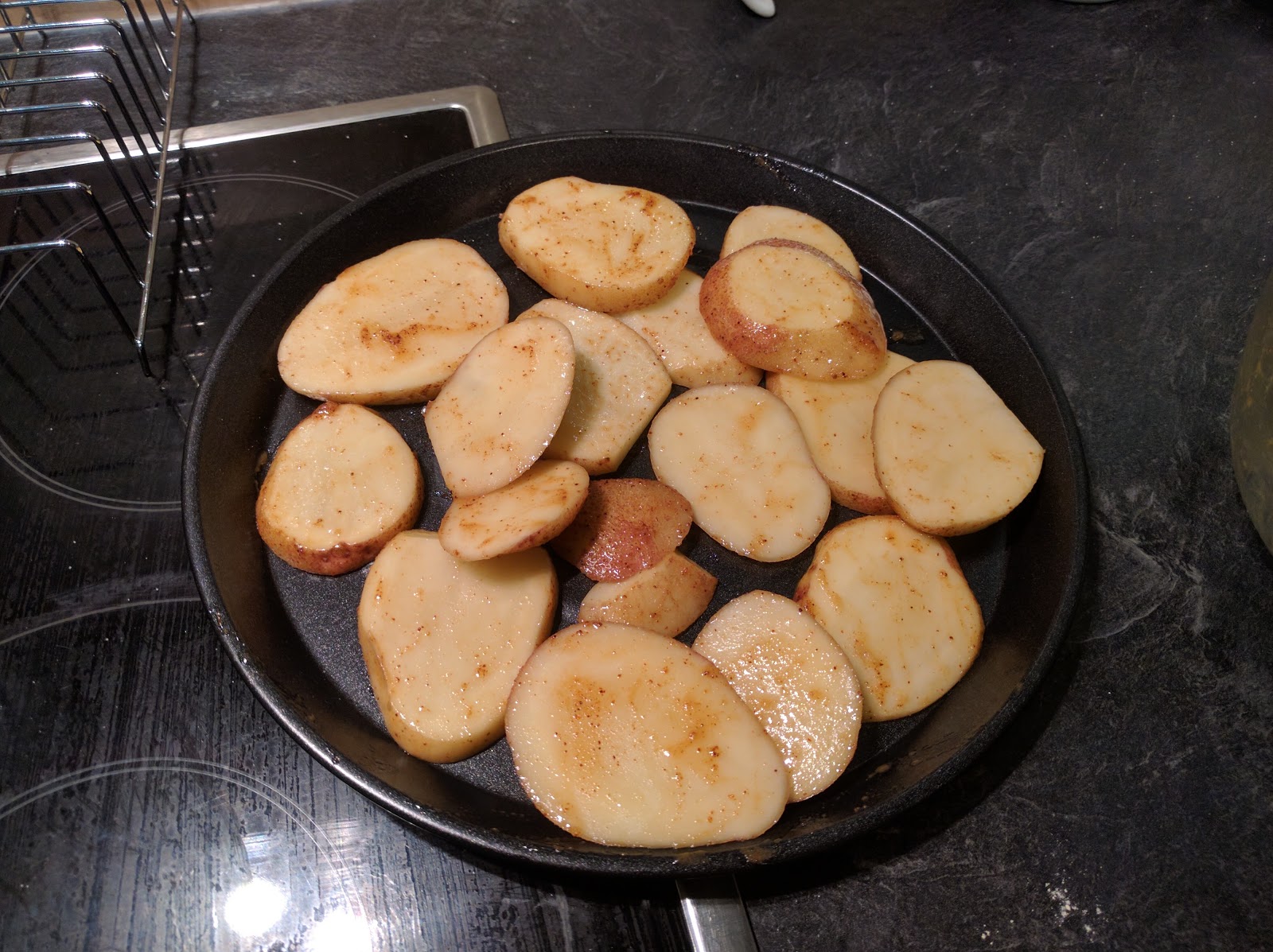 Halogen Oven Potato Slices