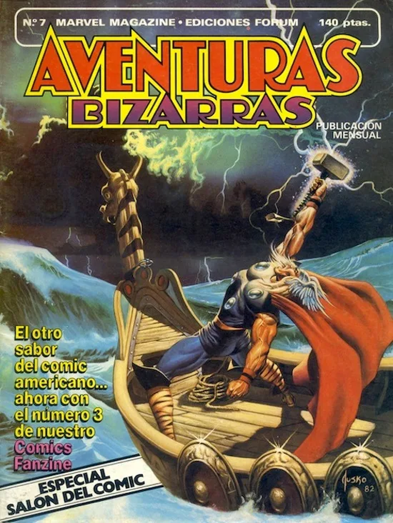 Portada del #7 de la edición española de BIzarre Adventures, obra de Joe Jusko