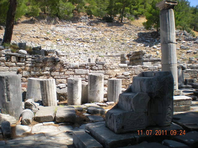 Turcja, Priene Bizantyjska świątynia