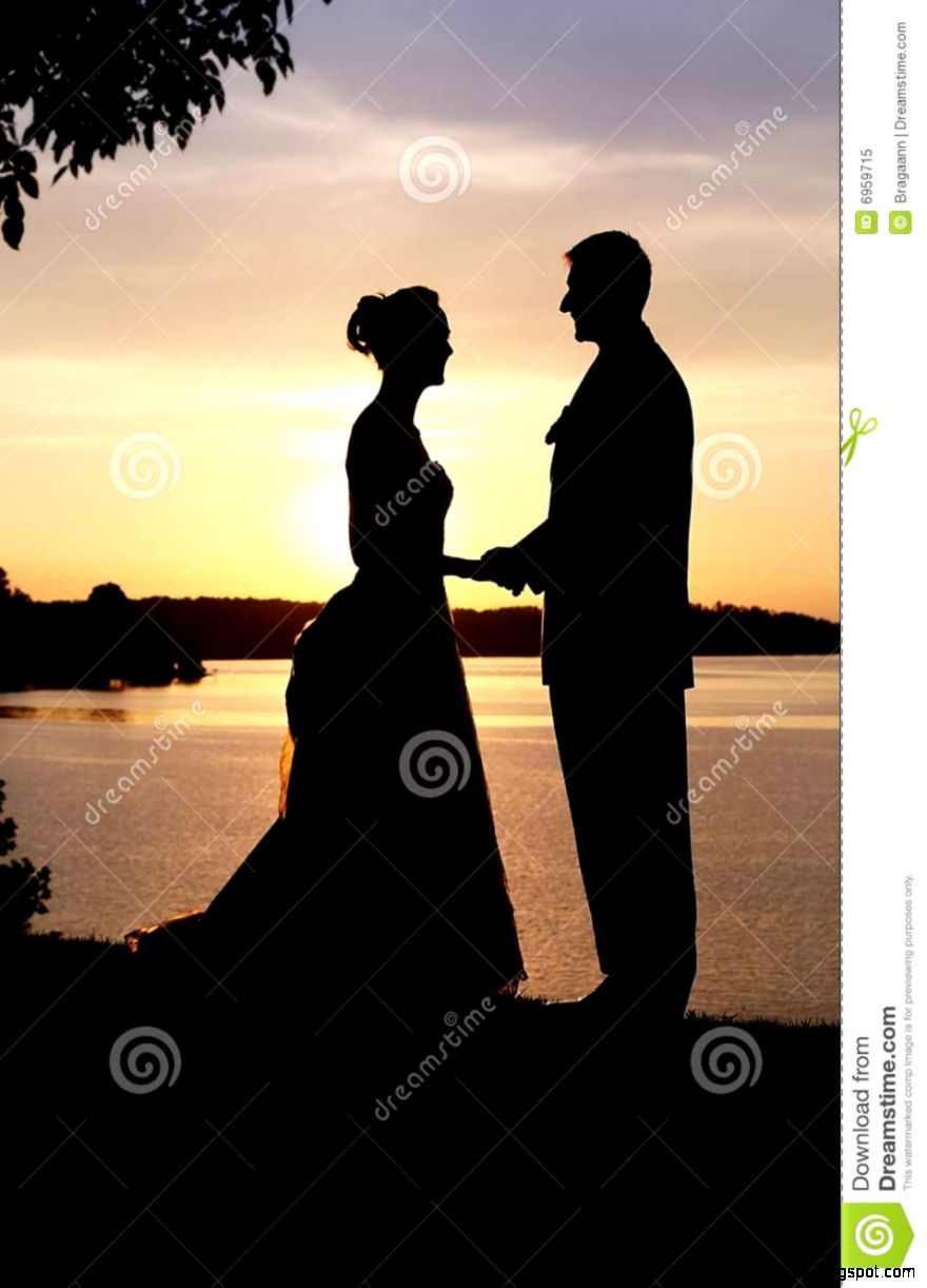 Silhouette Lovers Royalty Free Stock Photo   Image 6959715