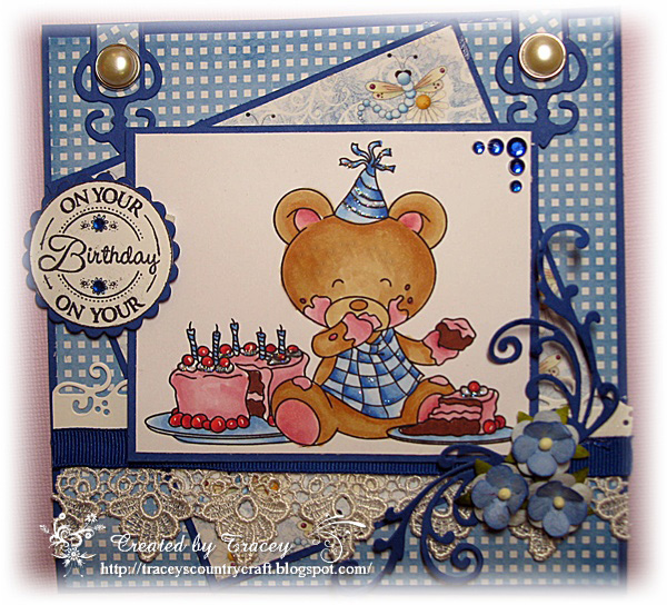 Challenge #64 Birthday cards with sentiment ~ The Paper Shelter