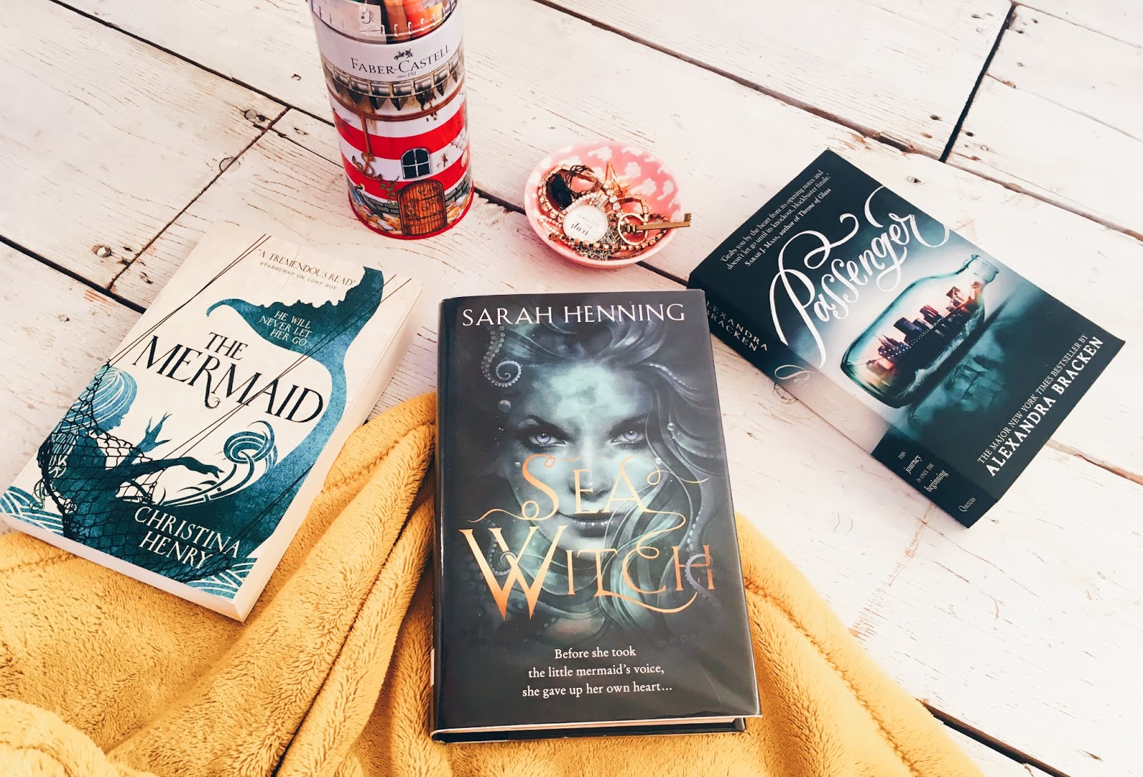 Book Makeover! - Sea Witch - DIY Sprayed Edges - By Sarah Henning