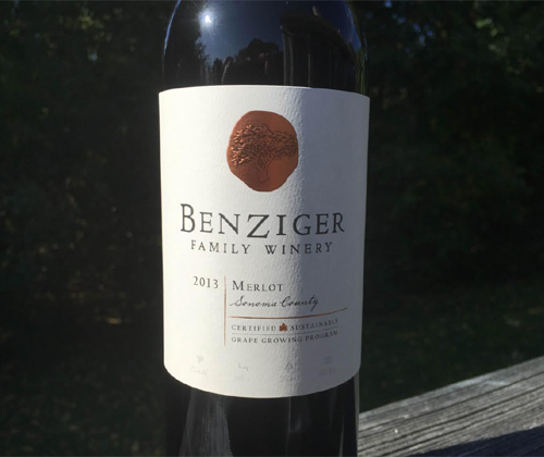 Benziger Sonoma County Merlot 2013