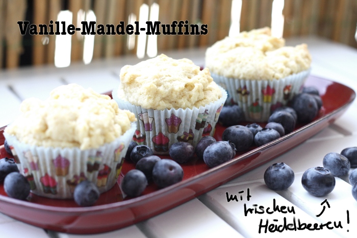 Food and Fotos - life of a vegan: Sommerliche Vanille-Mandel-Muffins ...
