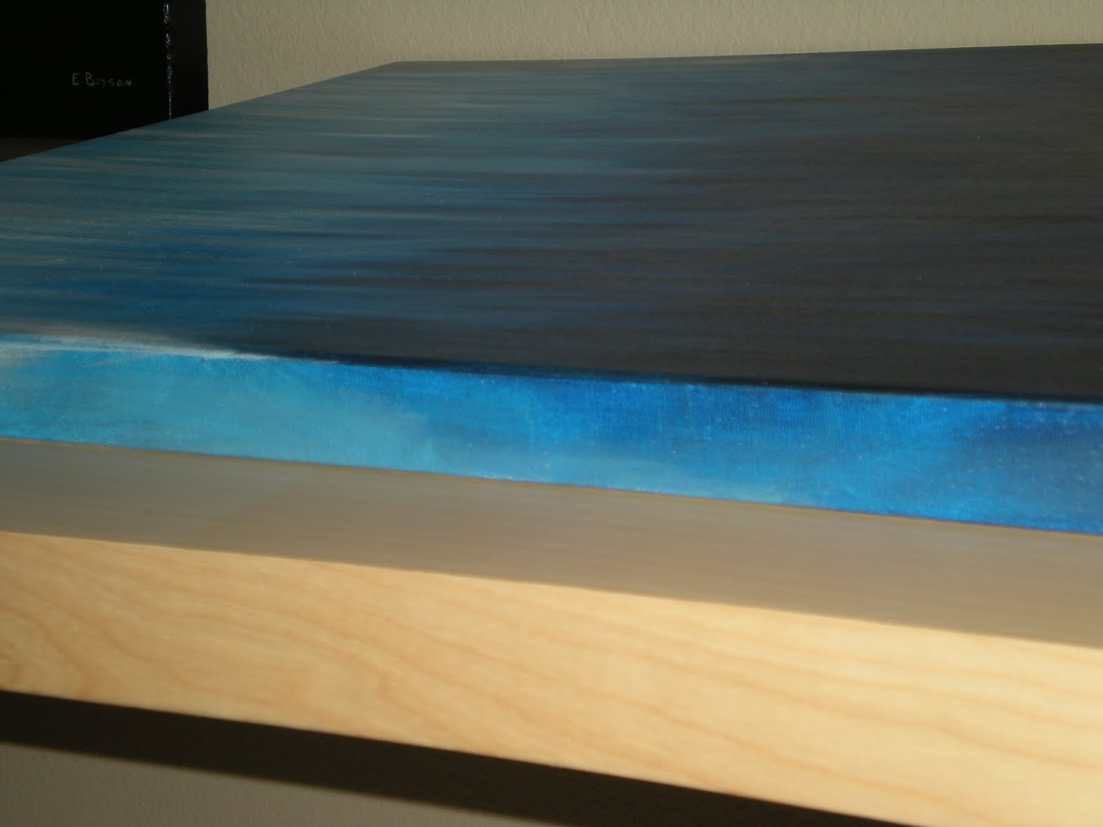 Artist Elise Boysaw The Art to Painting the Sides of a Canvas