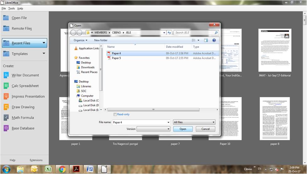 How to combine pdf files in LibreOffice?