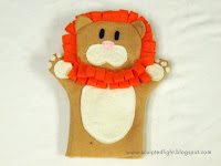 Lion puppet