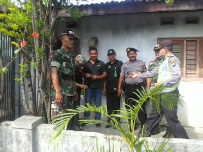 BABINSA KRIKILAN PENGAMANAN EKSEKUSI RUMAH OLEH KANTOR PENGADILAN KAB. SRAGEN