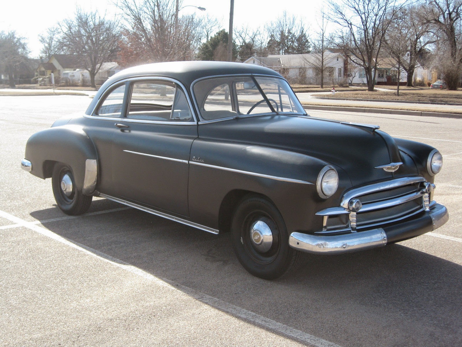 All American Classic Cars: 1950 Chevrolet DeLuxe Styleline 2-Door Sport