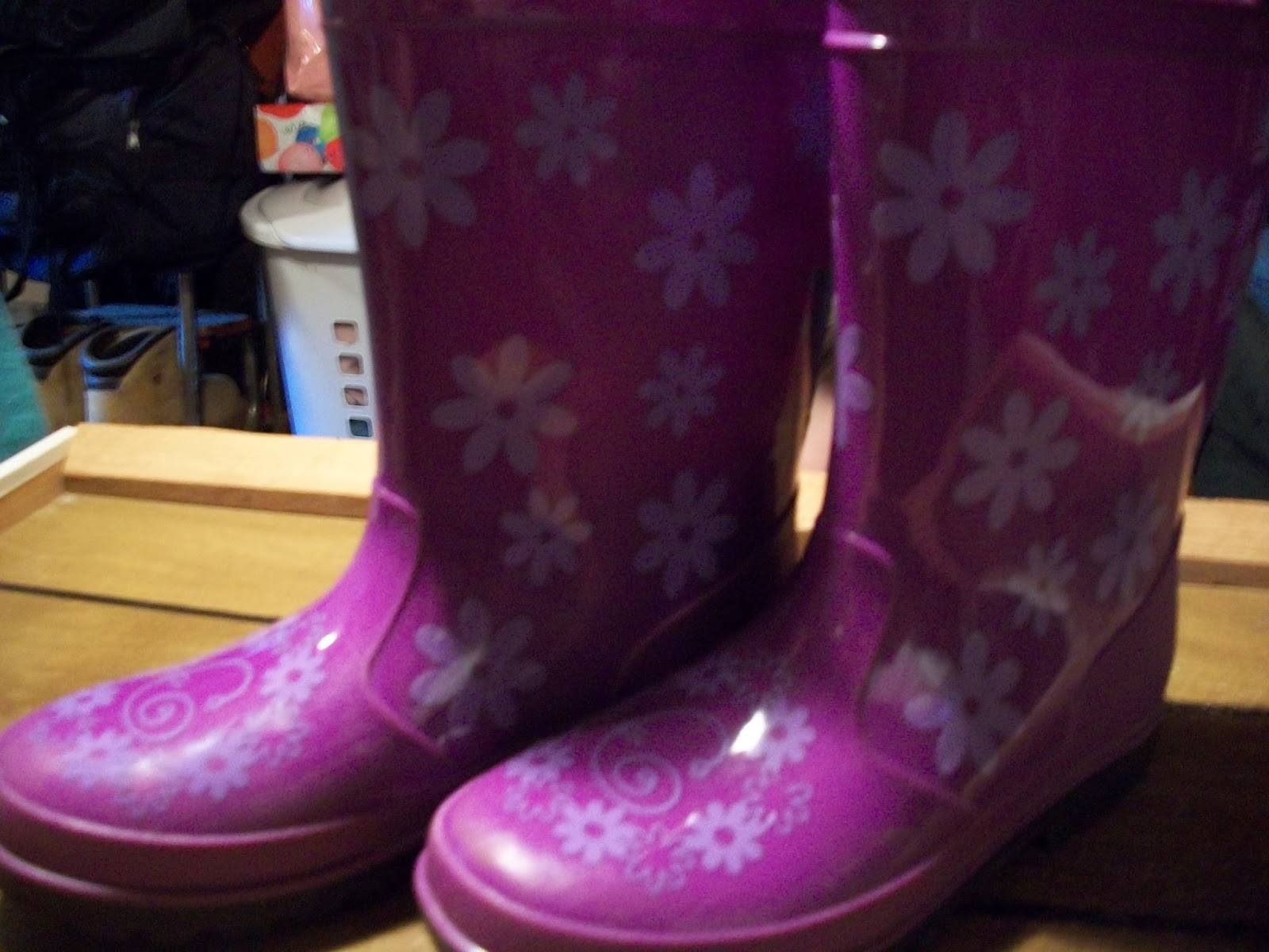 sparkly rain boots