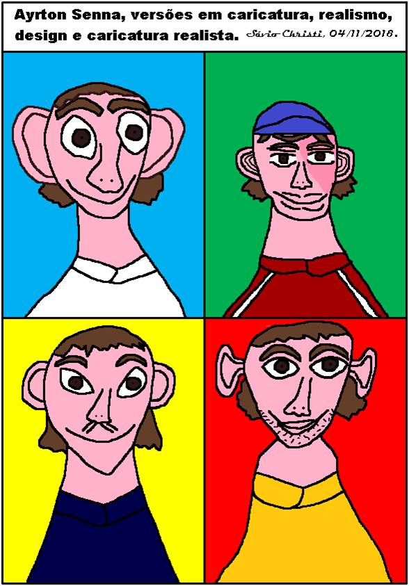 Sávio Christi: Divagações sobre as artes de desenhar e escrever: Ayrton