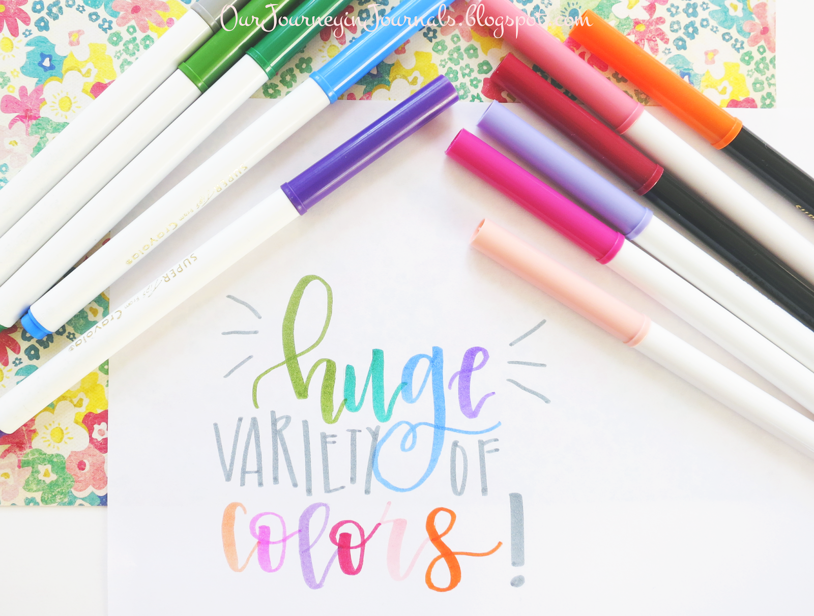 Our Journey in Journals The Best Brush Marker for Calligraphy Beginners