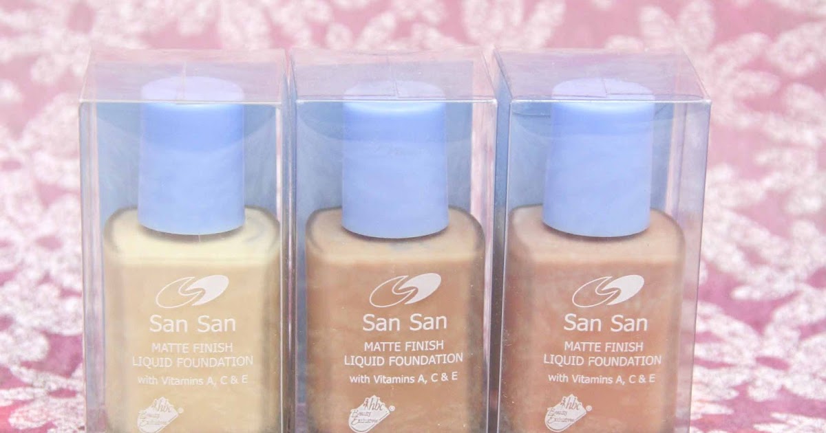 matte finish liquid foundation