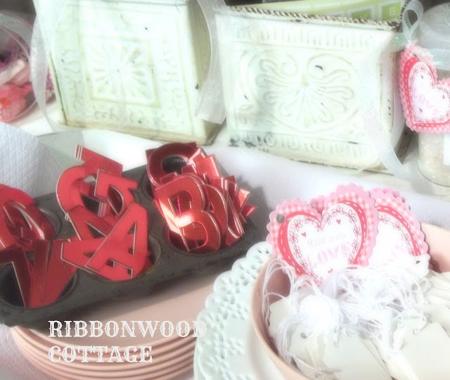 Ribbonwood Cottage: HOW TO MAKE A VALENTINE'S STATION-Cards, stickers