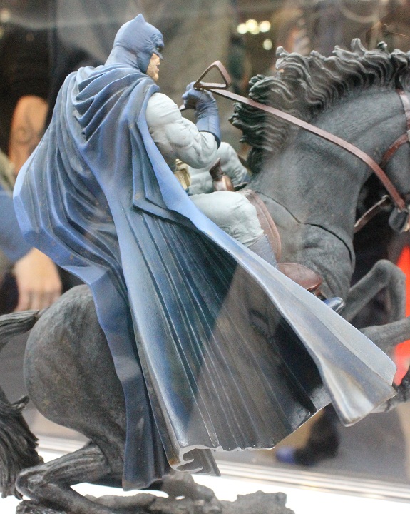 Quiet and Red The Dark Knight Returns Batman On A Horse Statue.