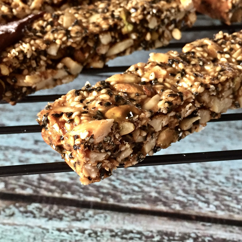 All That's Left Are The Crumbs ChocolateDipped Sesame Nut Bars CreativeCookieExchange