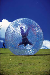 Grass Zorb Balls Hire For Corporate Party