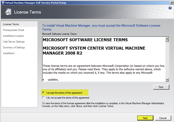 Microsoft software license terms. Microsoft software license terms