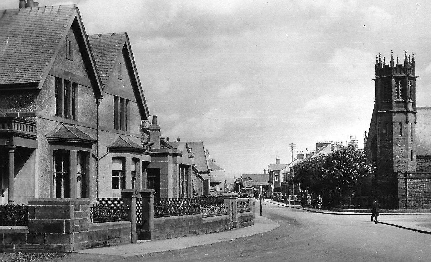 Tour Scotland Old Photograph Shore Road Stevenston Scotland