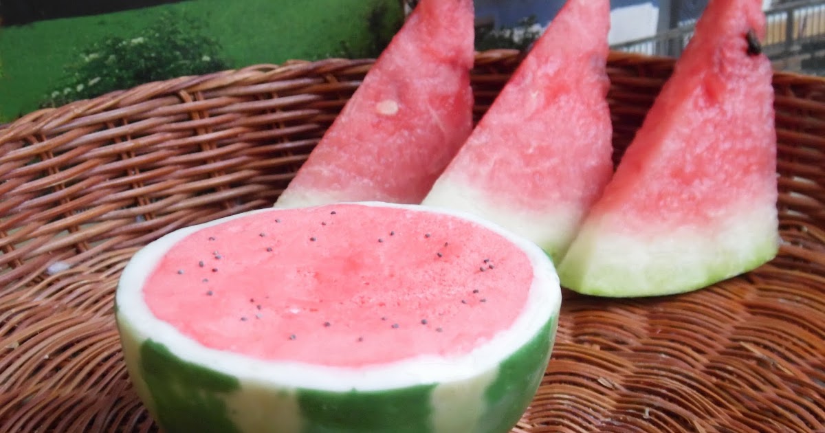 Моя мыловарня.: Арбузы из мыла. Август...